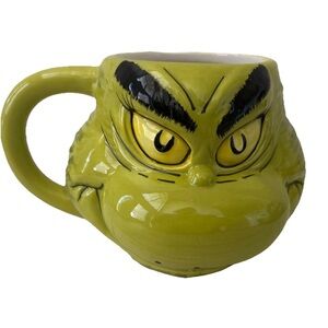 Dr. Seuss Grinch Face Mug Coffee Tea Christmas